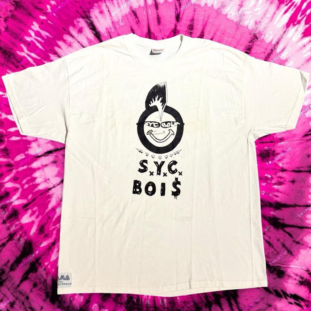 VINTAGE SYC BOIS PUNK Y2k SOCAL STREETWEAR XL TEE